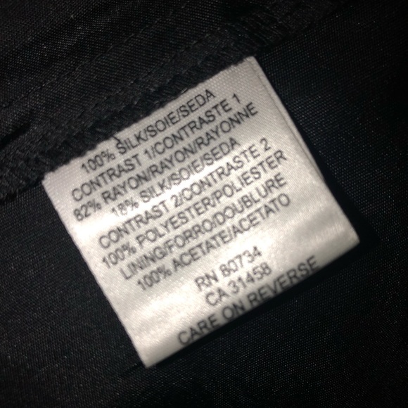 BCBG Maxazria size 12 halter black dress with velvet accents - Picture 7 of 7